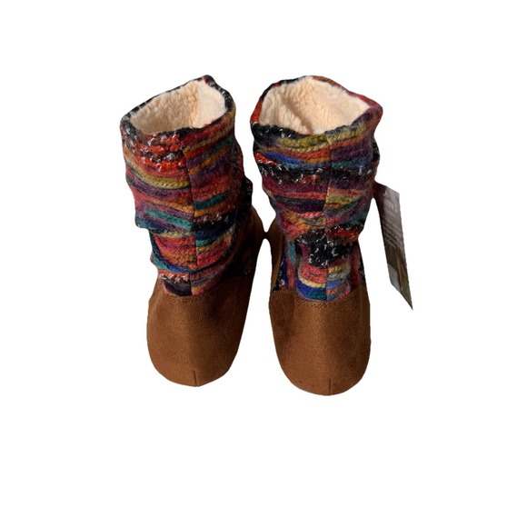 Bearpaw Womens Natoma III Aztec Boots Size 11 Sheep Wool Blend Hickory Brown NWT - Picture 2 of 9